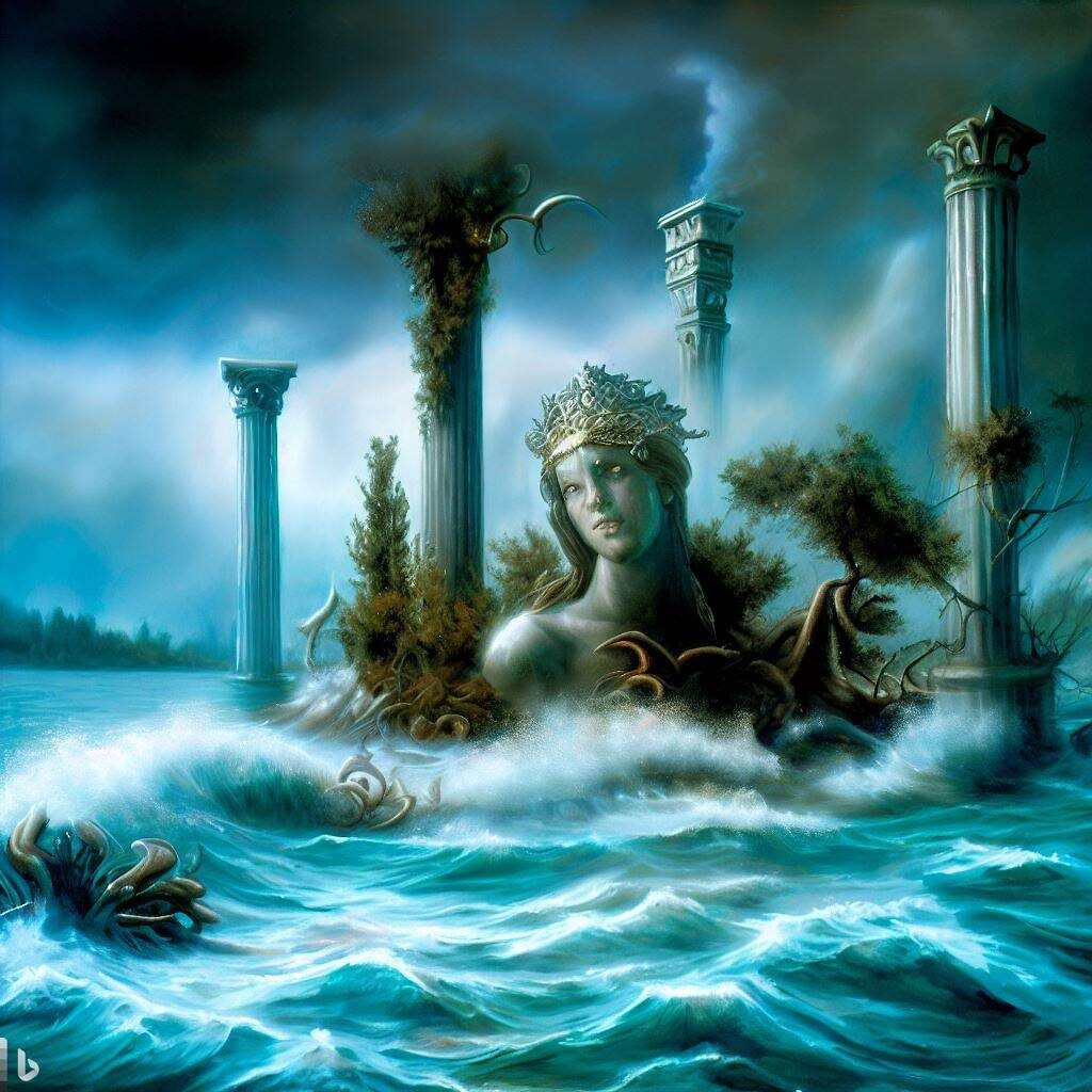Versione 196 Ritrovamento dell’Isola di Atlantide, del Giardino delle Esperidi, delle Colonne d’Ercole, del Lago Tritonide, delle Gorgoni