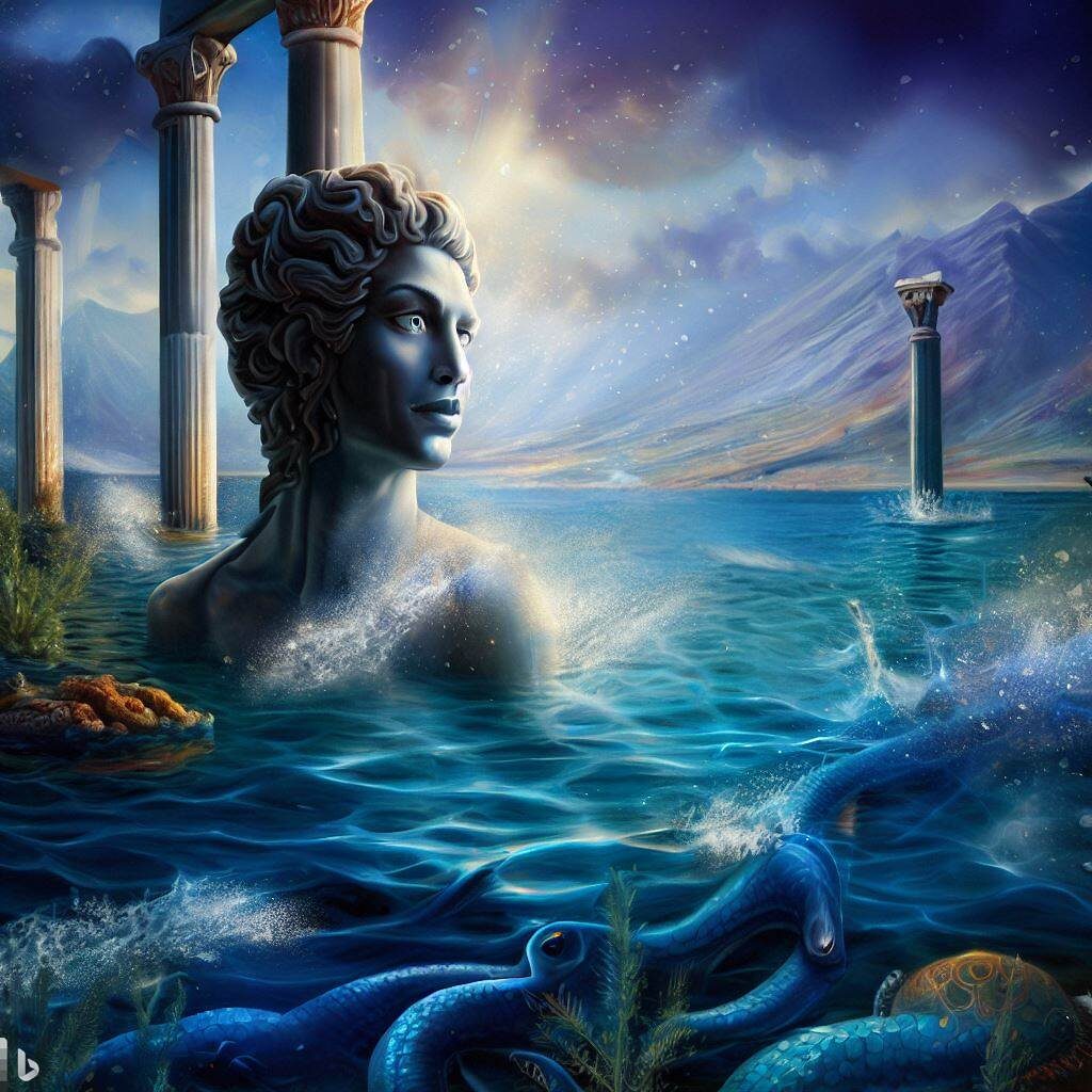 Versione 200 Ritrovamento dell’Isola di Atlantide, del Giardino delle Esperidi, delle Colonne d’Ercole, del Lago Tritonide, delle Gorgoni